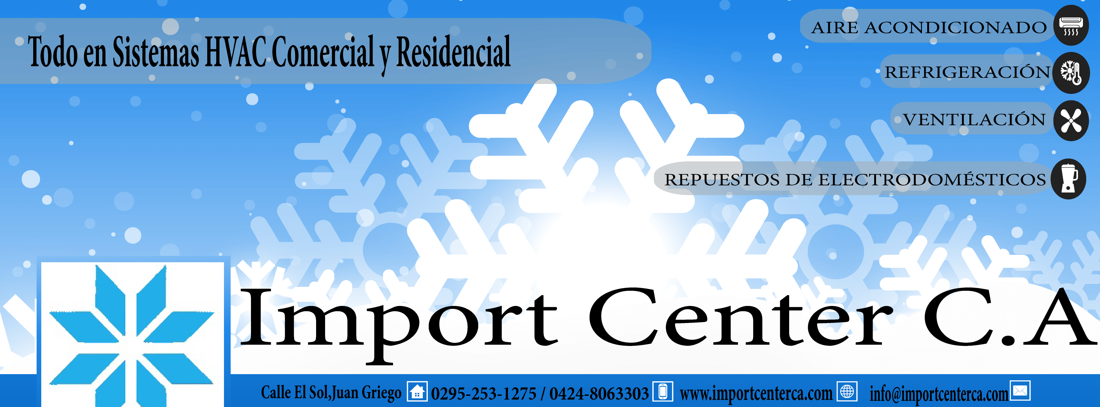 IMPORT CENTER BANNER